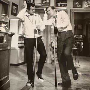 Vintage 1961 Swinging Along Tommy Noona Peter Marshall Movie Still B&W Photo